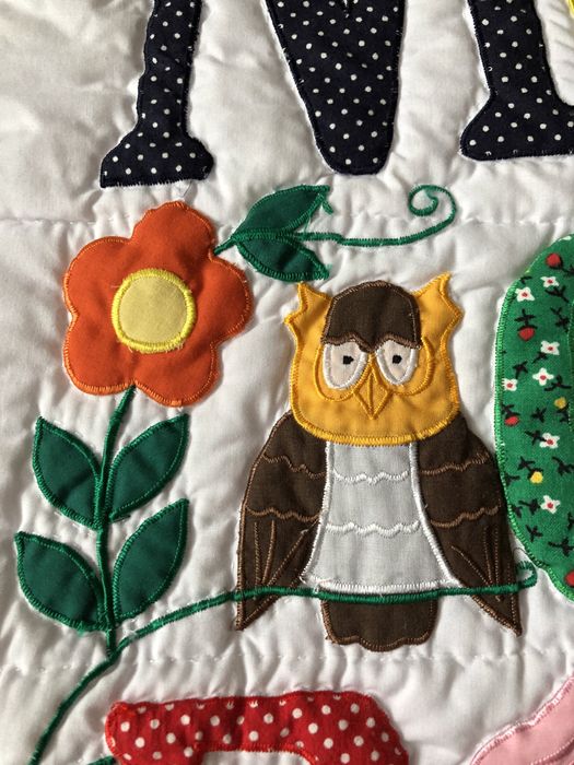 Покрывало, одеяло  пэчворк . Ручная работа. 135*110 .