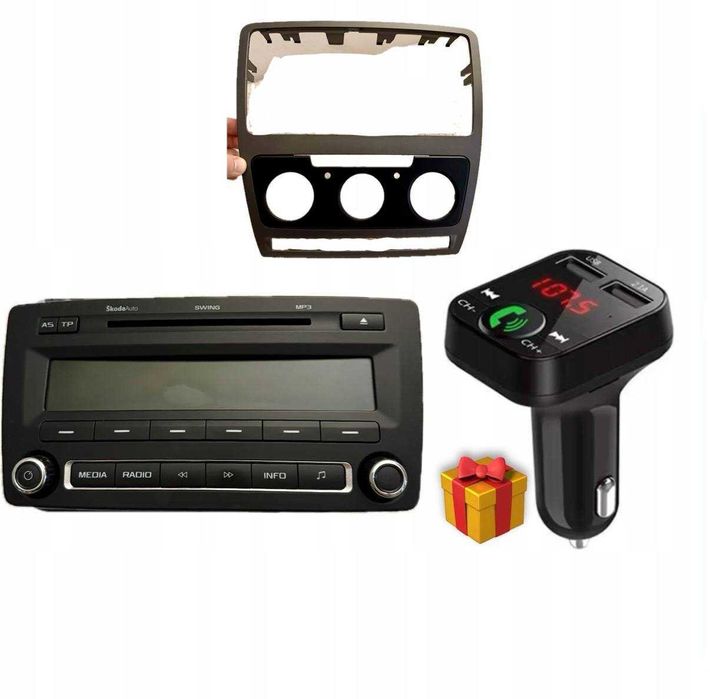 Oryginalne Radio Swing Do Skoda Octavii II – Stan Idealny + GRATISY!