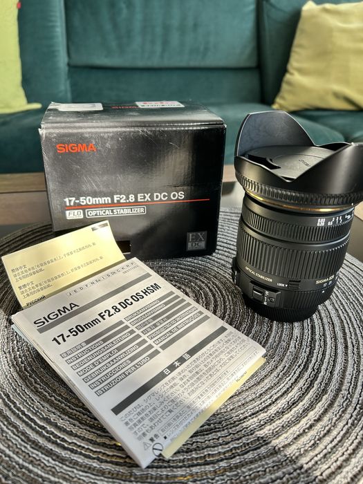 Obiektyw Sigma 17-50mm f/2.8 EX DC OS HSM Nikon Stan Idealny