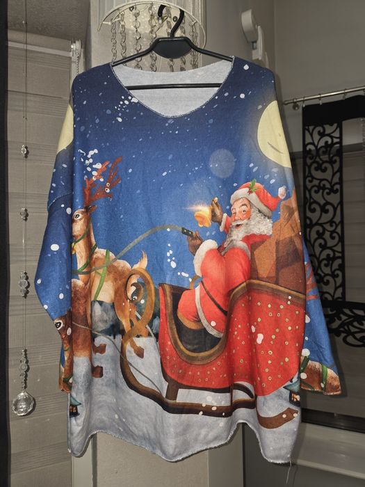 Świąteczny  Sweter Plus Size