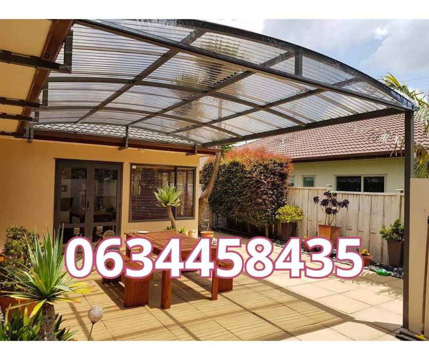 Навесы, Беседки для частного дома из поликарбоната