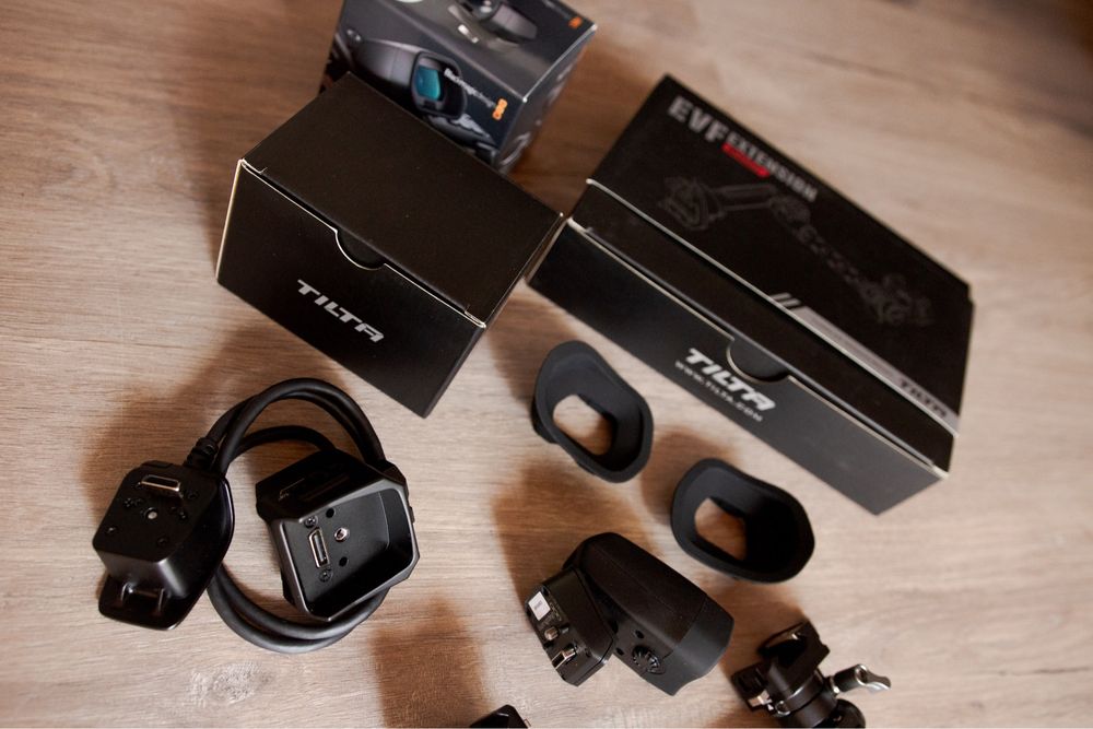 Blackmagic PCC 6K Pro EVF + Tilta Extension