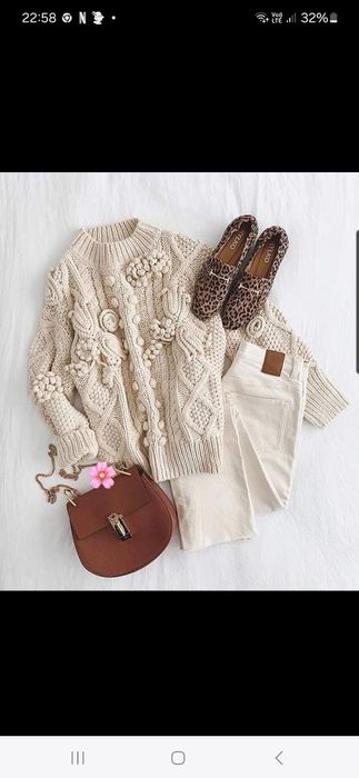 Zara nowy sweter Siwiec
