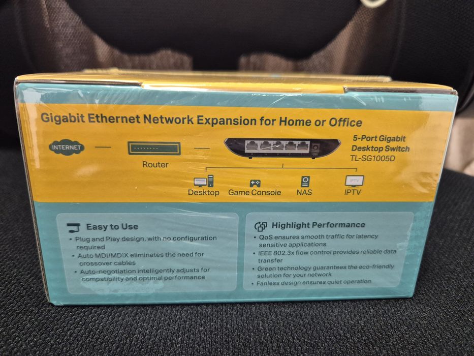 Desktop switch tp-link novo