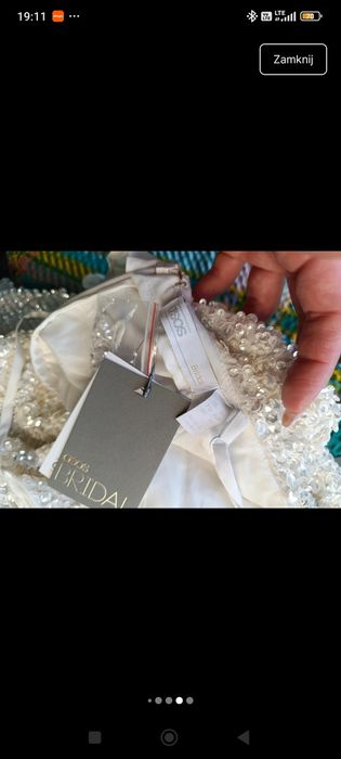 Suknia ślubna Asos 42