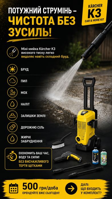 Мийка високого тиску Kärcher K3 Car & Home