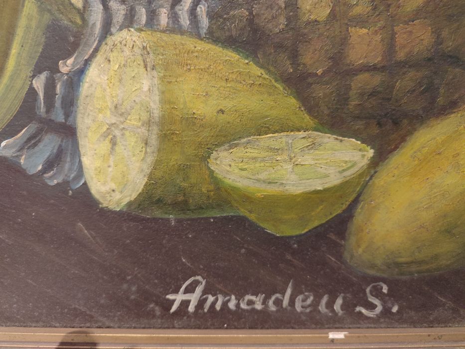 Pintura a óleo 109cmx59cm