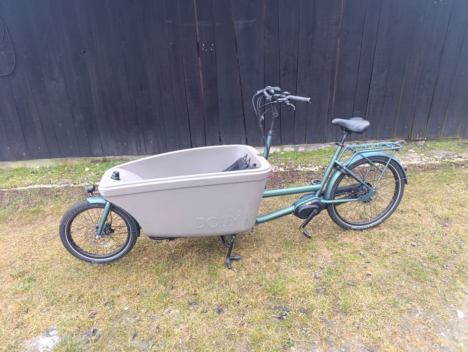 Rower cargo Dolly Bikes elektryczny bafang enviolo 600Wh foteliki 2szt