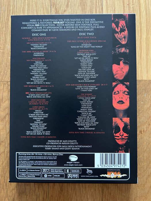 DVD Kissology The Ultimate Kiss Colection vol. I