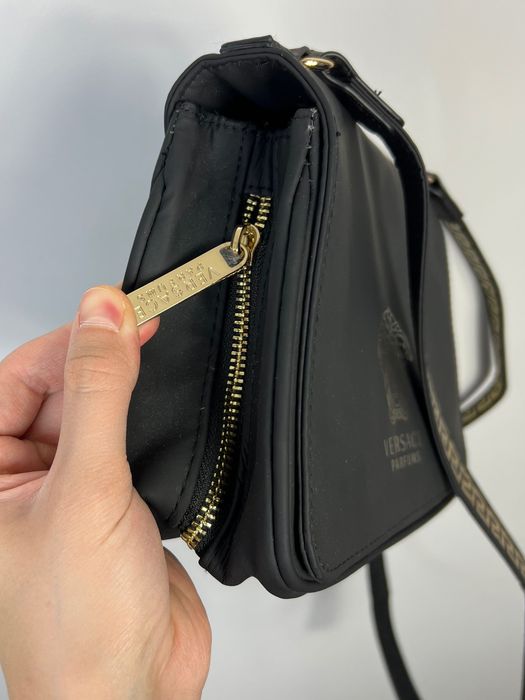 Handbag Versace Parfums Black Śliczna Torebka