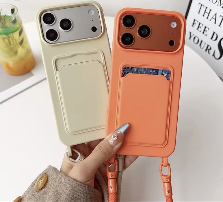 Чехол защитный для телефона Iphone 17 pro max противоударный, чехол для карты