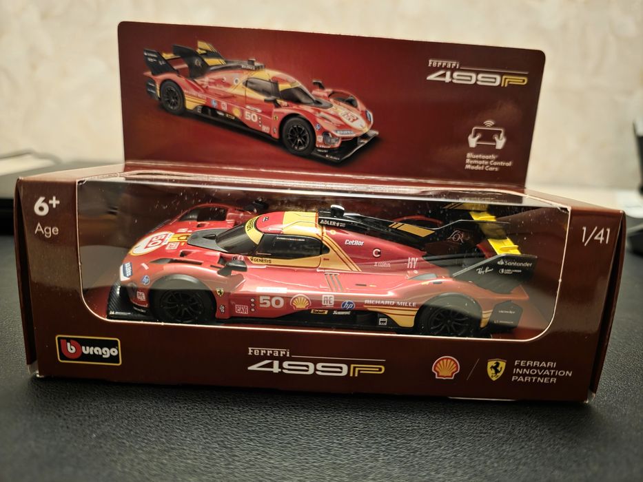 Model Bburago Ferrari 499P Kolekcja Shell 2025 Paprotnia • OLX.pl