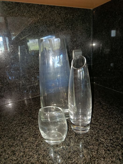 Conjunto de jarros decorativos