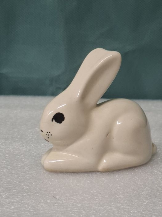 Króliczek porcelanowy prl