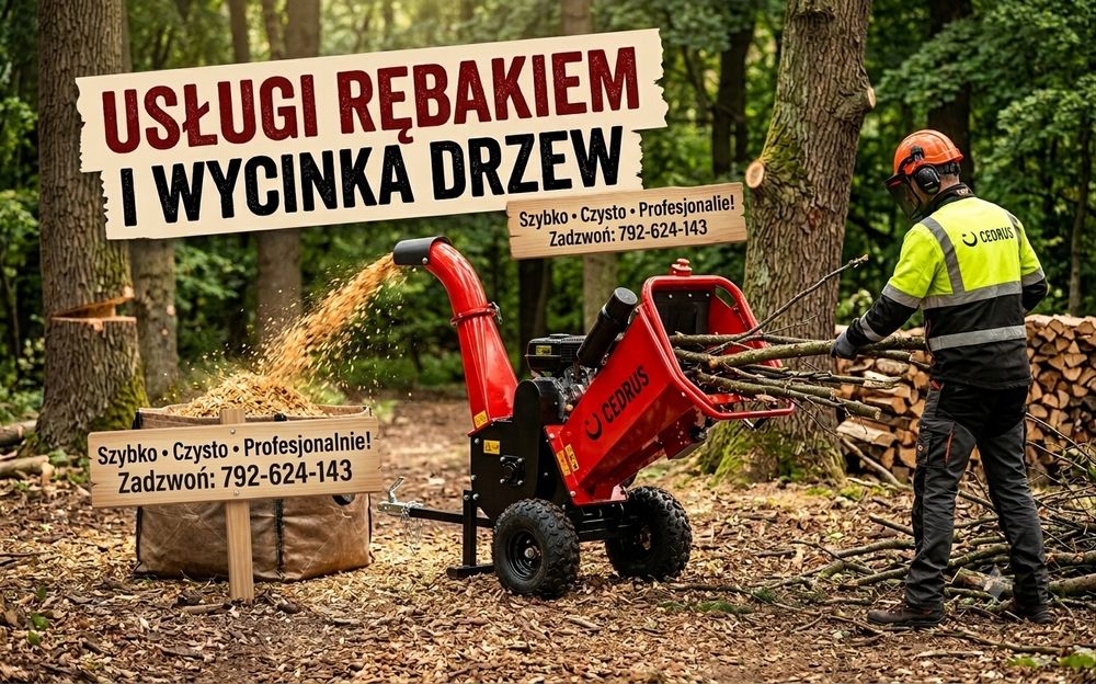 Rębak Wynajem wycinka drzew