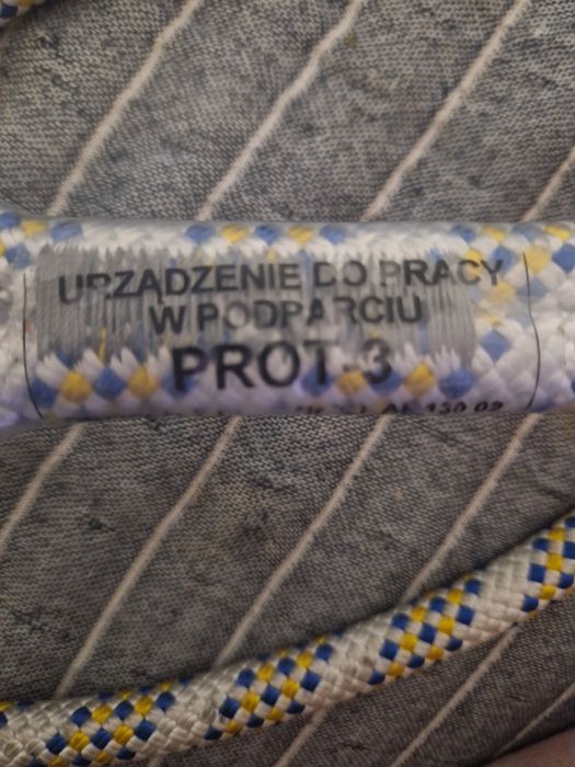 Linka asekuracyjna 2metrowa nowa