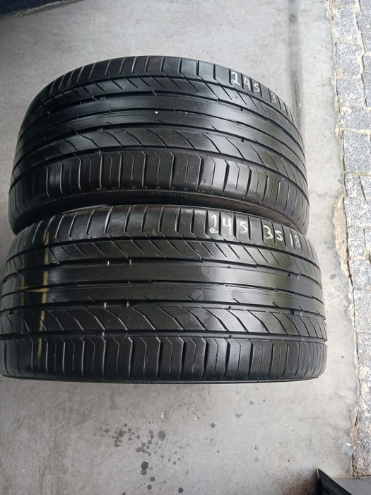 Vendo pneus semi-novos 245/35/18 Continental