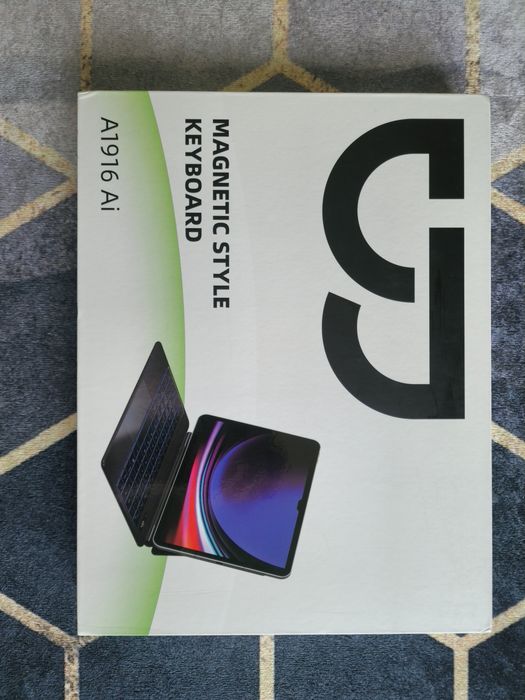 Etui z klawiaturą Bluetooth do Galaxy Tab S10 Plus / S9 Plus / S9 FE Plus, czarne