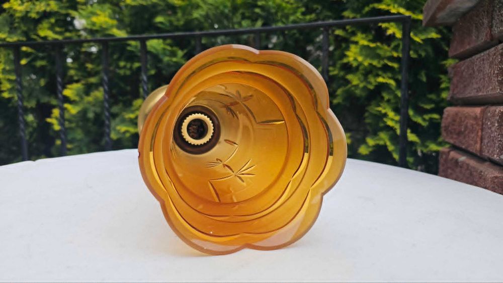 Art deco mosiężny plafon do salonu,łazienki,holu werandy,kuchni,wys.37 cm