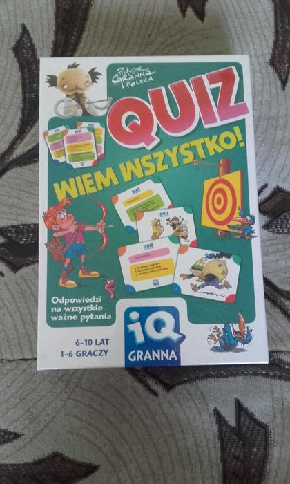 Gra -Quiz  Wiem wszystko   6-10 lat
