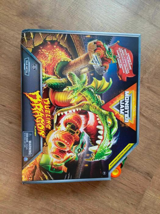 NOWY MONSTER JAM samochód z torem