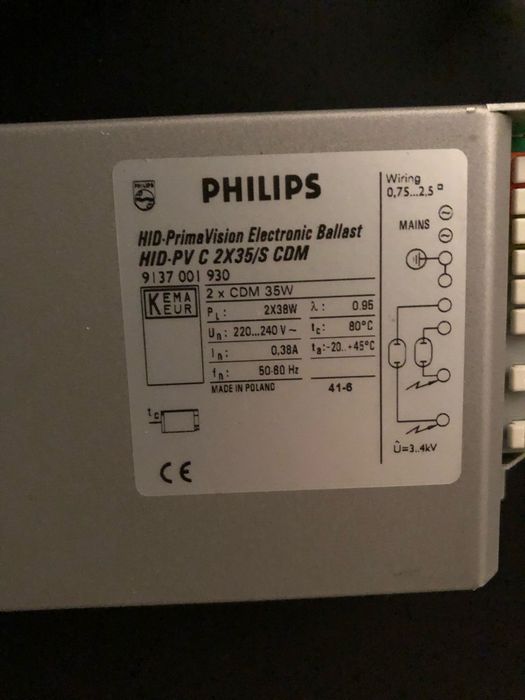 Lampy sufitowe panelowe przemysłowe halogenowe Philips Kreon ZESTAW