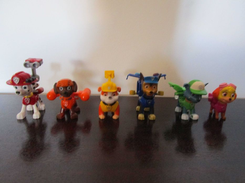 Conjunto de 6/7/9/10 Figuras Articuladas da Patrulha Pata / PAW Patrol