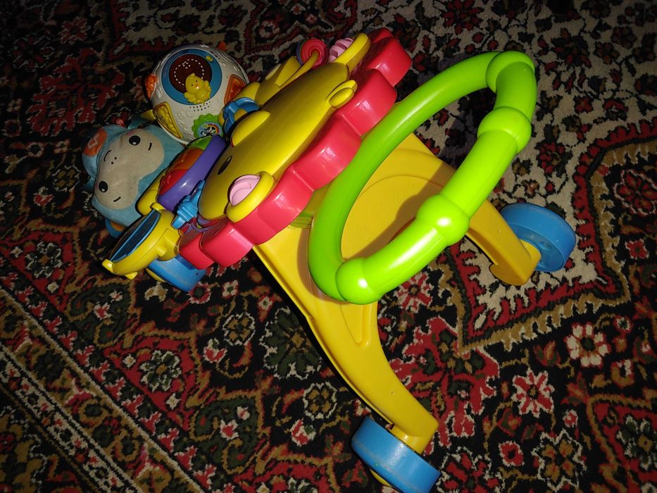 Pchacz Fisher Price Edukacyjna hula kula Vtech działają