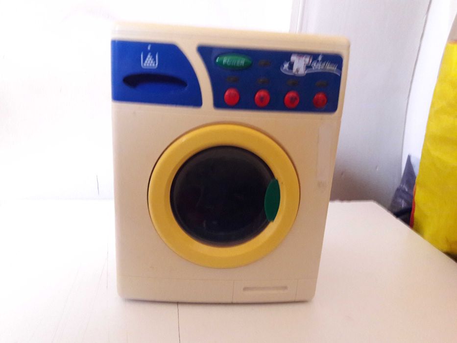 Brinquedo eletrico raro e curioso maquina de lavar