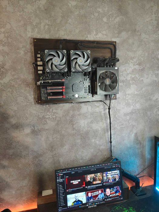 Сервер на 2 процесора, E5-2680v4, 256гб DDR4, 1ТБ, GT1030. БП 750ват