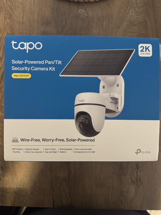 TP-Link Tapo C610 KIT kamera 2K WiFi obrotowa + panel solarny