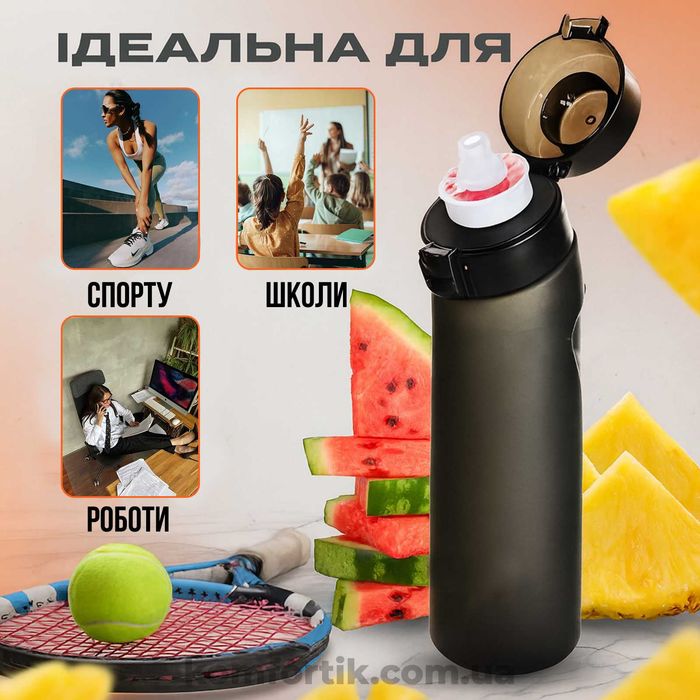 Пляшка для води Air Up Bottle бутилка аір ап + 7 капсул Фіолетова