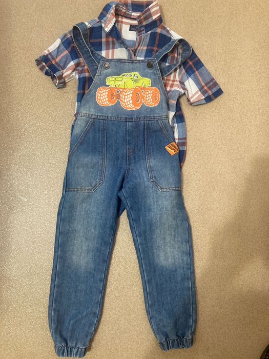Комбінезон джинсовий з рубашкой