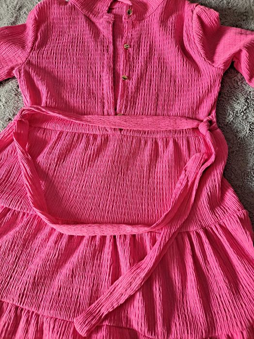 Śliczna muslinowa sukienka dla dziewczynki