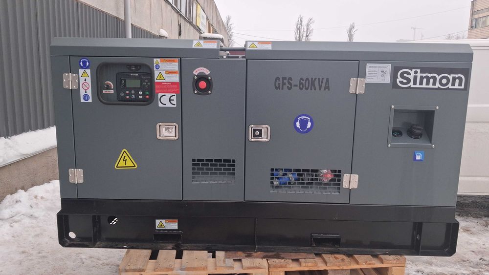 Дизельний генератор Simon 60 кВт, 3-фазний, Німеччина / в наявності‼️
