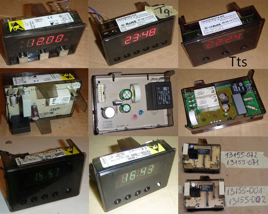 Zegar piekarnika wyświetlacz kuchenki Amica programator Te Timer