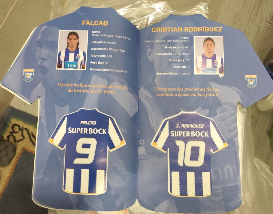 Caderneta Cromos Epoca 2010/2011 Porto