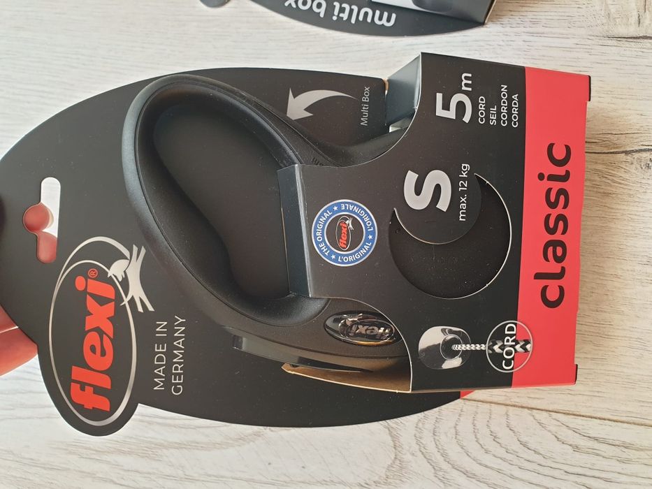 Zestaw: smycz felxi 5m s + multi box