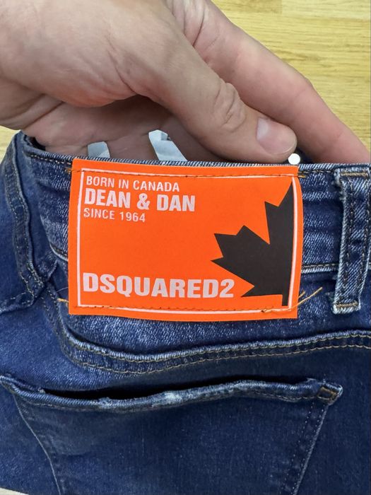Dsquared 2 штаны джинсы W33 48 размер синие