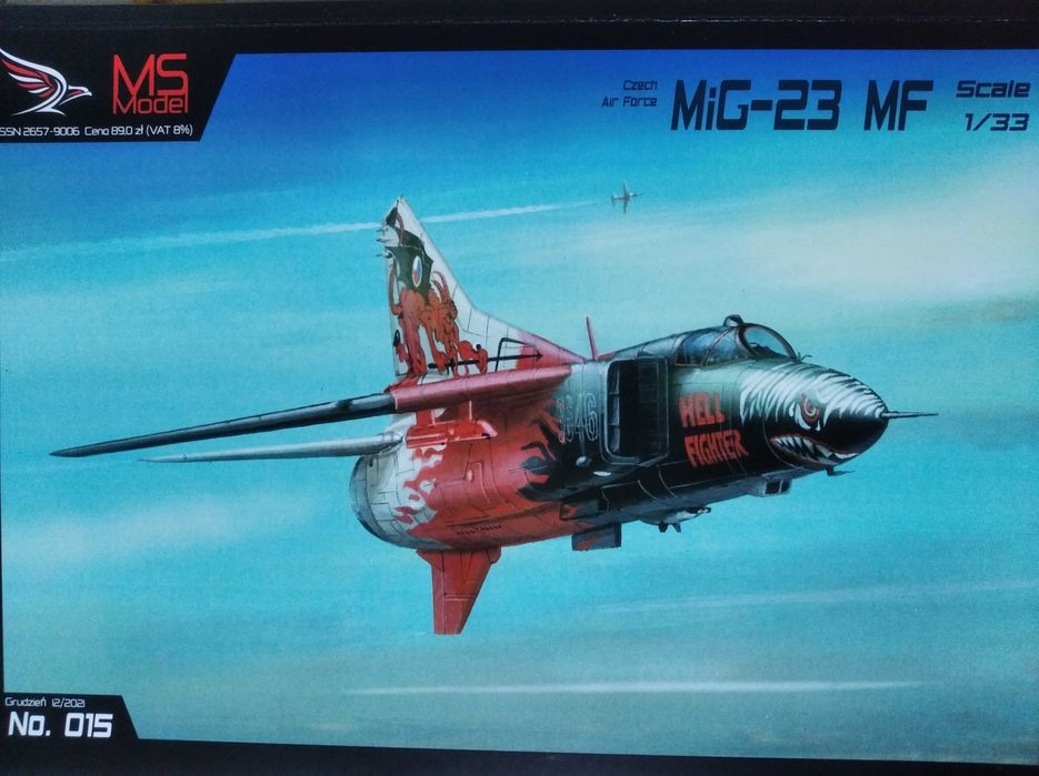 Model kartonowy MiG-23MF Hell Fighter 1:33