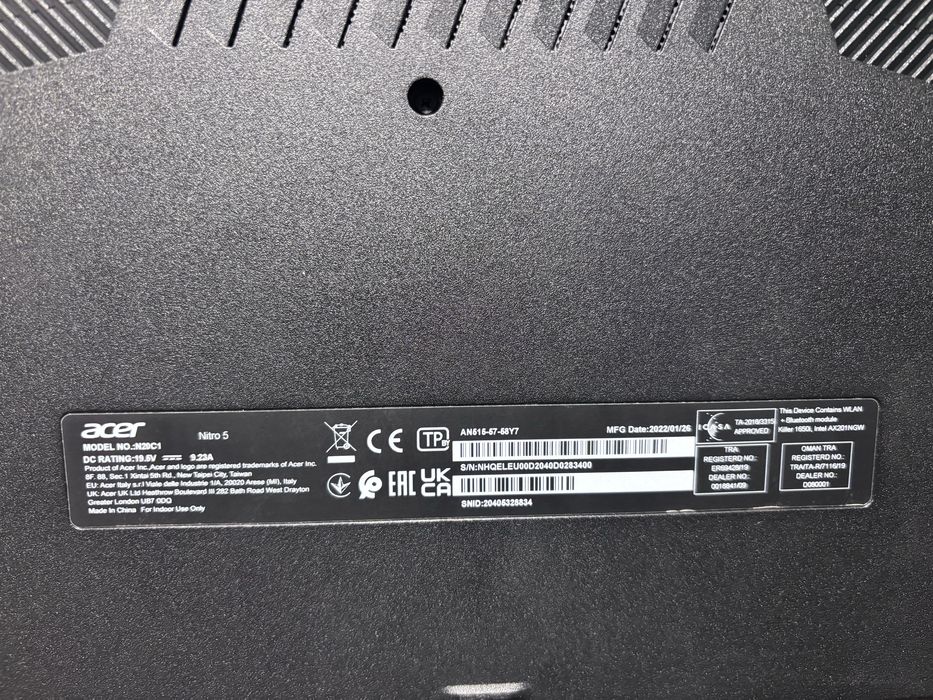 ACER Nitro 5 RTX3050