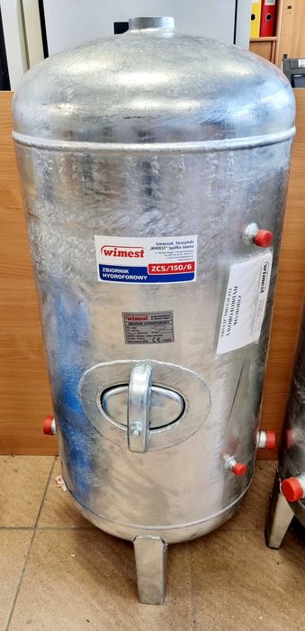 Hydroforowy Ocynkowany zbiornik ZCS/150L/6 pionowy Białystok HIT!
