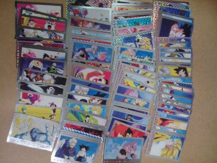 Dragon ball Z - cards série 1 2 3 e 4 Memorial Photo