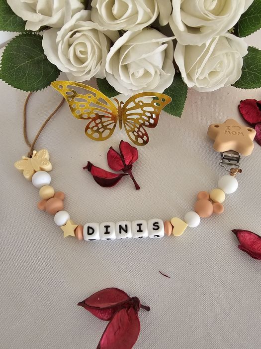 Prendedores chupetas silicone