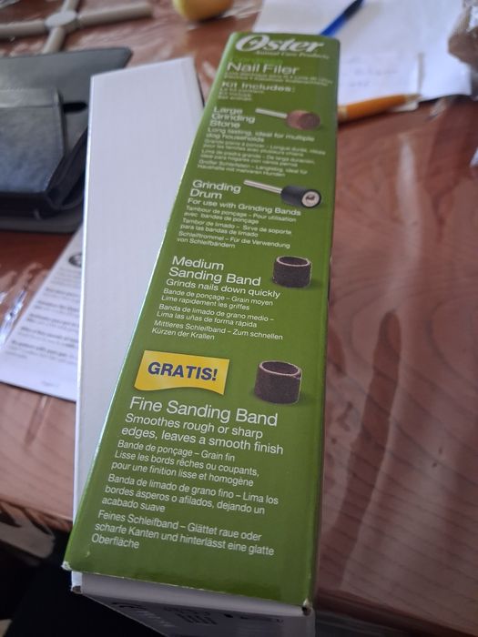 Máquina para limar unhas de cães