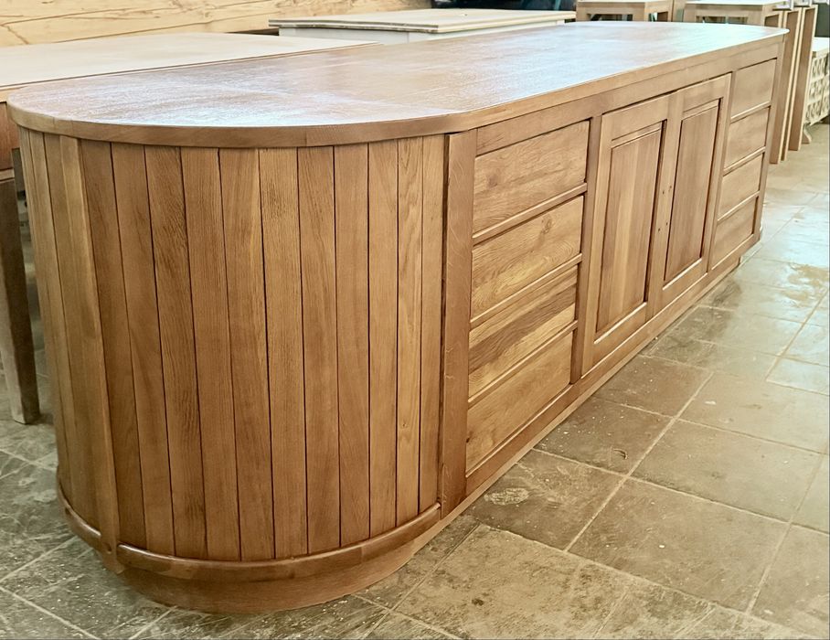 Okazyjnie! 3metrowa komoda dębowa dwustrona