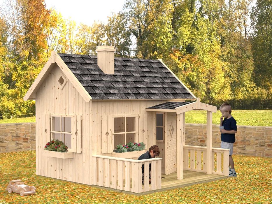 Domek dla dziecka do ogrodu, drewniany domek dla dzieci