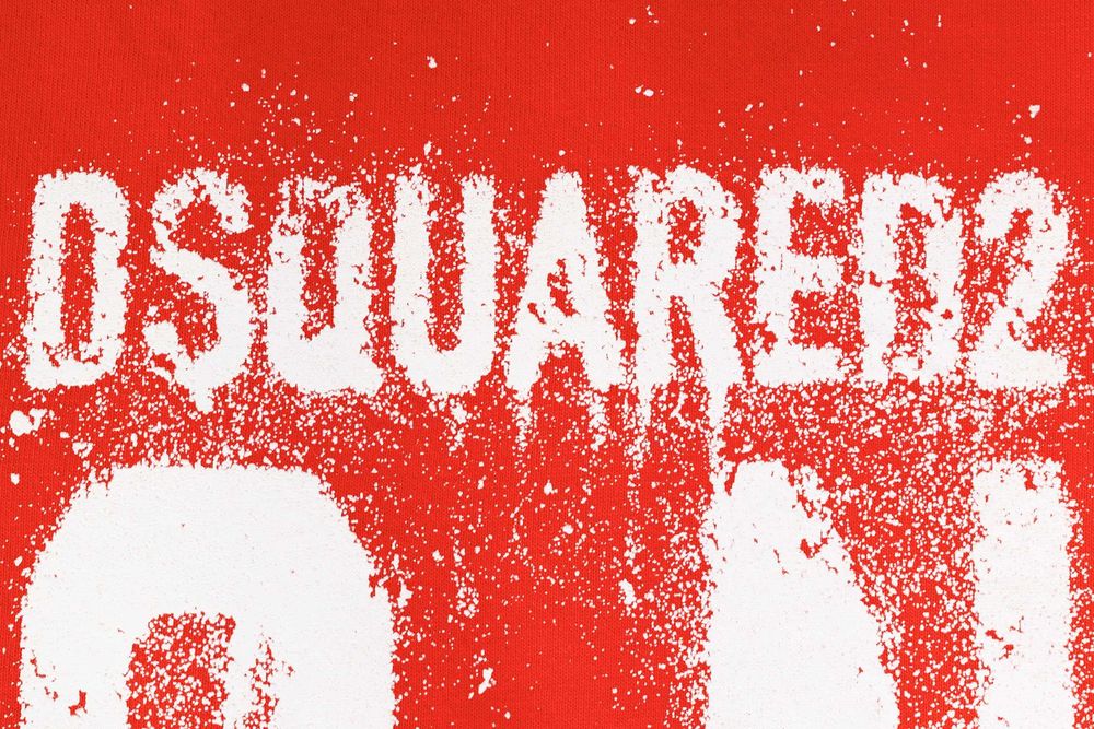 DSQUARED2 włoski t-shirt koszulka ICON RED