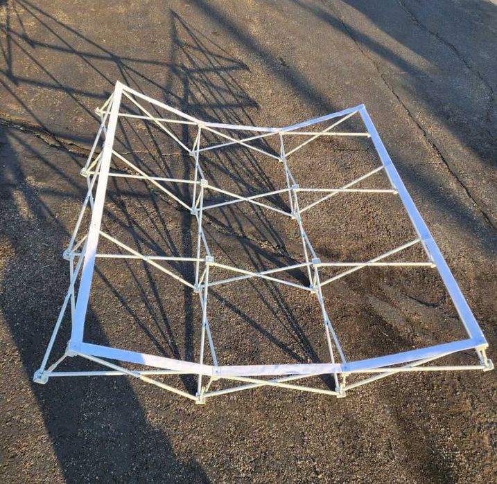 Ścianka Reklamowa Tekstylna Wystawowa Aluminiowa 200x200cm na rzepy