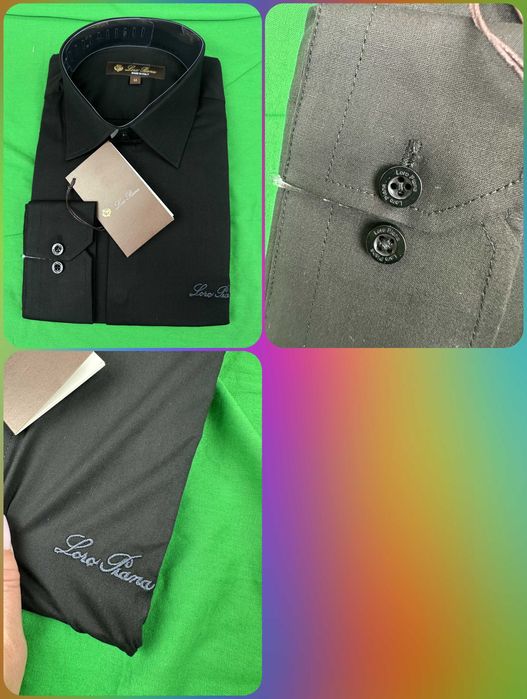 Koszule męskie M-3XL Slim Fit Loro Piana Ultra Premium